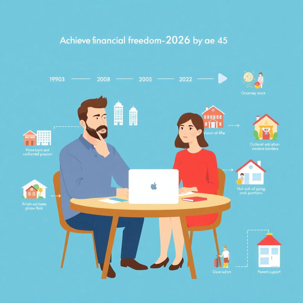 Финансовая свобода к 45: расчёты, реальные шаги и типичные ошибки